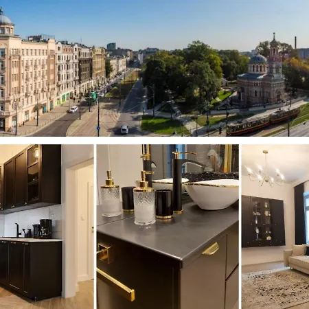 Komfortowy Z Parkingiem, 70m2, śródmieście -klimatyzacja, Dostęp Na Kod-polonia Resident Apartament Łódź